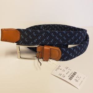 J Crew Factory Blue Woven Braided Belt